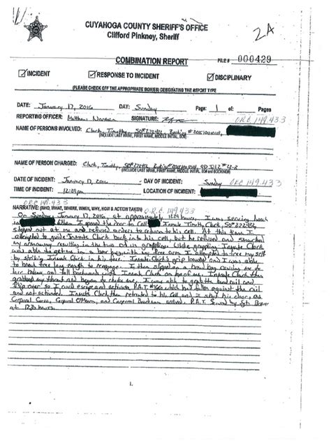 Jail report - An effective report should lead the reader to the same conclusions you arrived at. You should not have to explicitly state those conclusions, but your statements should lead them to it. For example, if you are dealing with a new arrest who you believe to be drunk or high, don’t simply state, “The new arrest appeared to me to be intoxicated ...